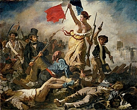 Eugne Delacroix,La Libert guidant le peuple - GRANDS PEINTRES / Delacroix